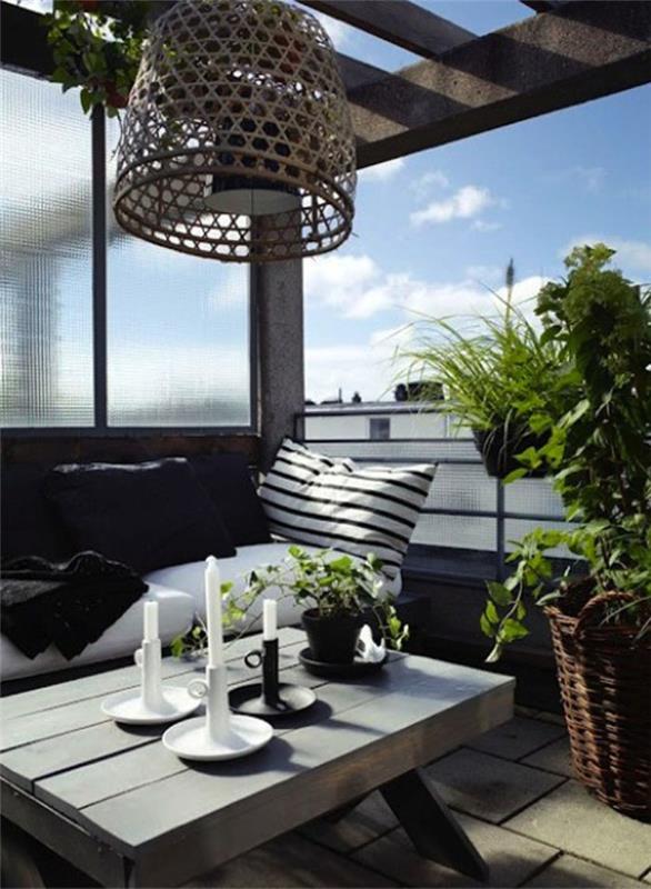 σχεδιασμός βεράντας οροφής όμορφη θέα ιδέες διακόσμησης έπιπλα κήπου δημιουργικές ιδέες κήπου 29