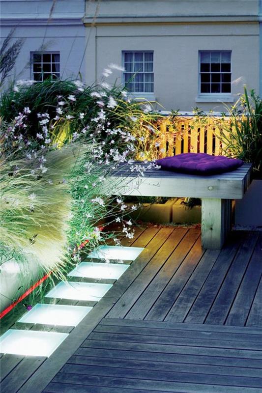 σχεδιασμός βεράντα οροφής όμορφη θέα ιδέες διακόσμησης έπιπλα κήπου δημιουργικές ιδέες κήπου δημιουργούν μονοπάτια κήπου