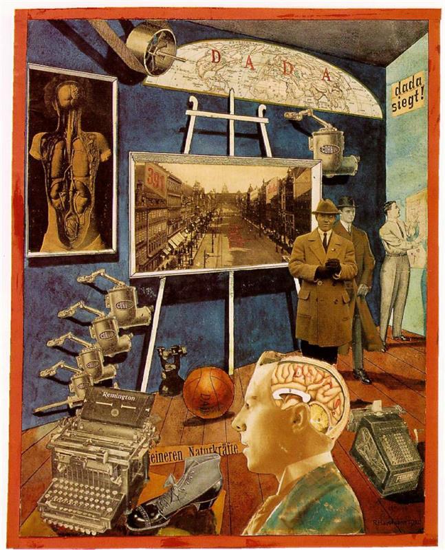 κολάζ ντανταϊσμού raoul hausmann