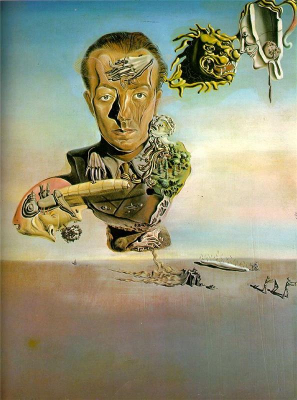 dadaism salvador dali πορτραίτο Paul aluard