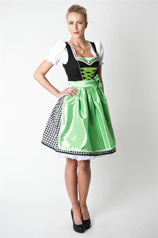 κυρίες trachtenmode drindl ποδιά πράσινα φορέματα drindl oktoberfest 2014