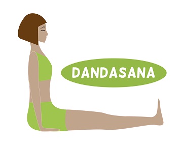 Dandasana (personalo poza) - kaip tai padaryti ir nauda