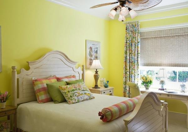 επανασχεδιάστε το ιδιωτικό δωμάτιο επισκεπτών κίτρινο τοίχο φρέσκο ​​σχέδιο