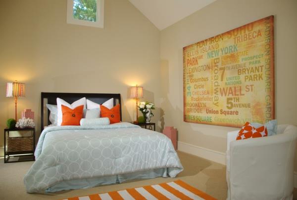 επανασχεδιάστε το ιδιωτικό δωμάτιο διακόσμησης τοίχου άνετου κρεβατιού