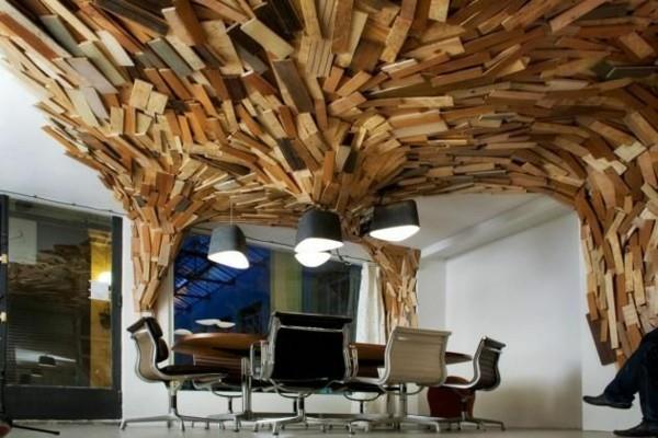 σχεδίαση οροφής ξύλινες σανίδες ξύλινες επενδύσεις