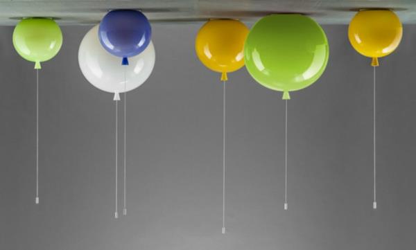 φωτιστικό οροφής μπαλόνι πολύχρωμο