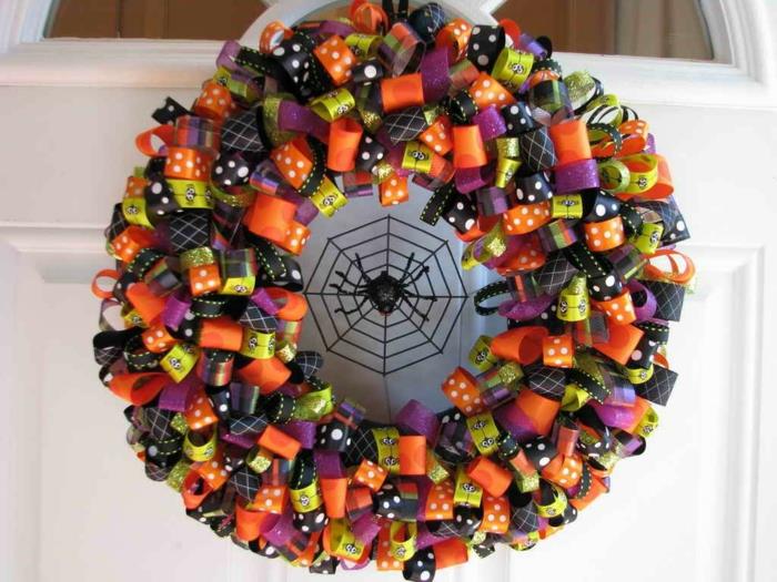 διακόσμηση αποκριών ιδέες tinker halloween στεφάνι