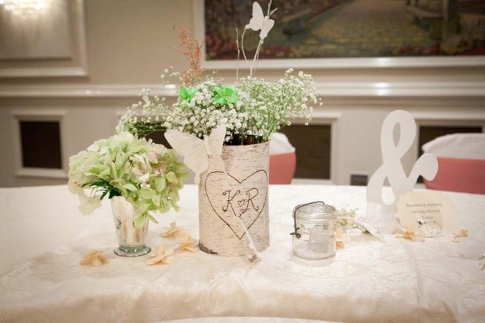 φτιάξτε μόνοι σας ιδέες διακόσμησης diy βάζα διακοσμήσεις τραπεζιού φυτά