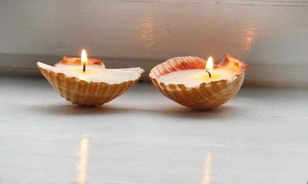 ιδέες ντεκό ιδέα καλοκαιρινά κεριά