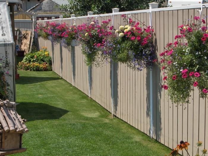 ιδέες διακόσμησης κομψές ιδέες διακόσμησης για το φράχτη του κήπου