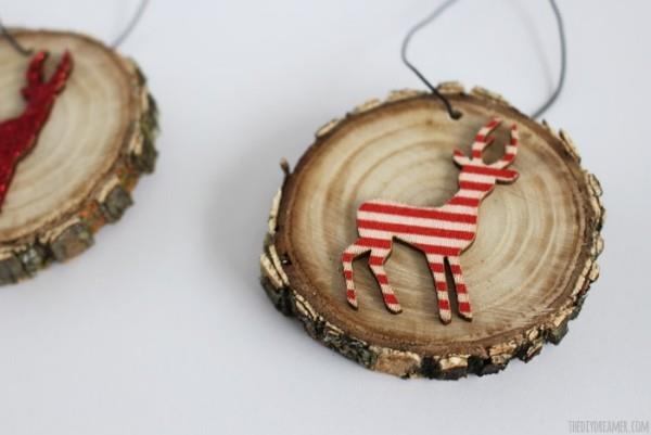 διακοσμήστε με ξύλινους δίσκους μόνοι σας φτιάξτε τη δική σας διακόσμηση χριστουγεννιάτικου δέντρου