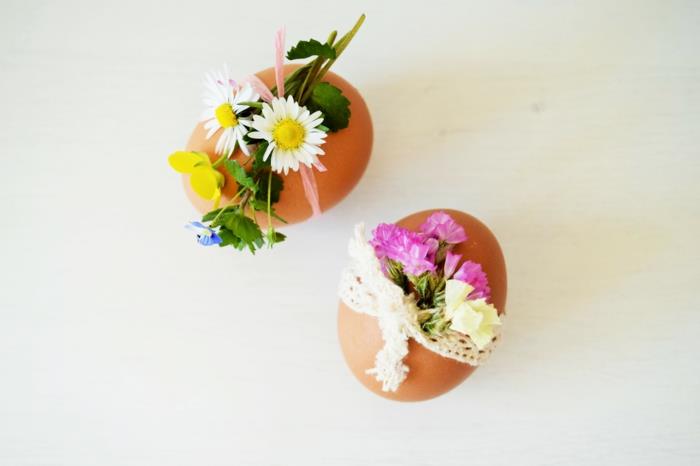 διακοσμήστε τα αυγά του Πάσχα διακοσμήστε λουλούδια