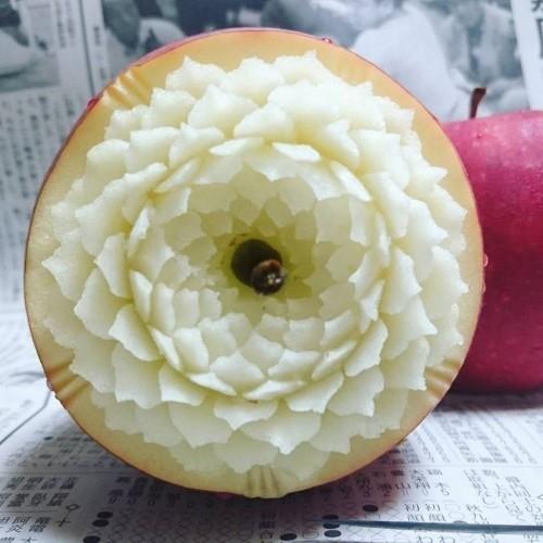 διακόσμηση μήλο σαν άνθος