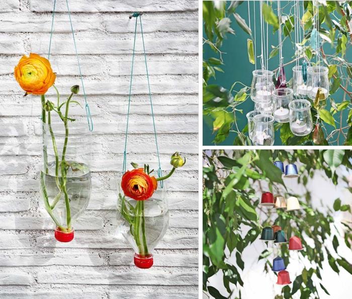 deco ιδέες diy παλιά αντικείμενα πλαστικά μπουκάλια φυτευτές γλάστρες φτιάξτε μόνοι σας