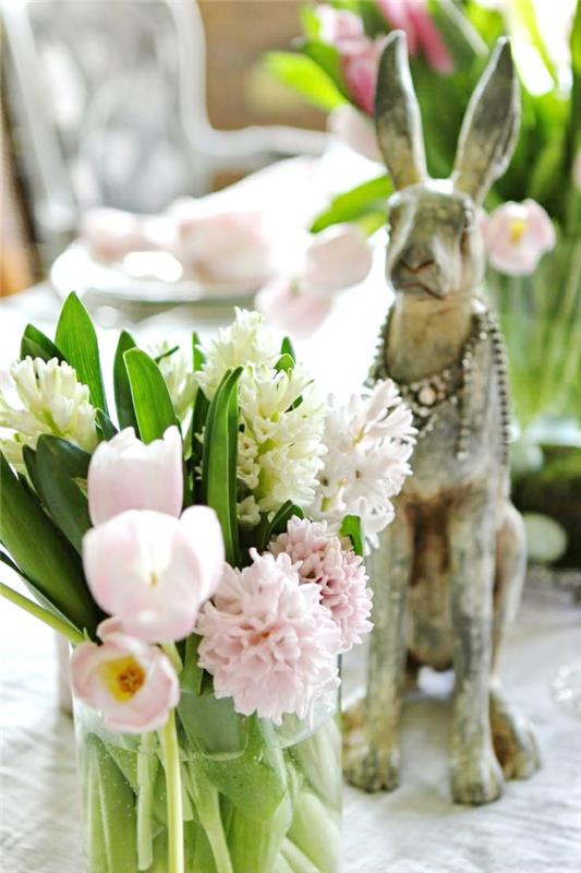 διακοσμητικά ανοιξιάτικα λουλούδια πασχαλινές διακοσμήσεις διακοσμήσεις τραπεζιού