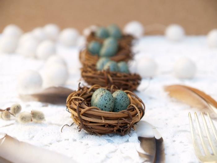 ιδέες ντεκό άνοιξη diy ιδέες ιτιά κλαδιά ορτύκια αυγά πασχαλινά αυγά διακοσμήσεις πασχαλινή διακόσμηση φτιάξτε μόνοι σας
