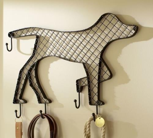 ιδέες διακόσμησης με σκυλιά σκαπάνες στο μεταλλικό διάδρομο