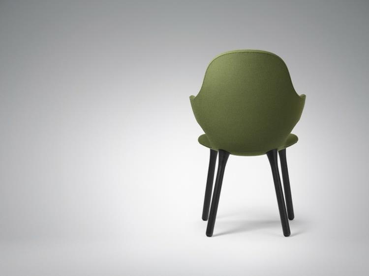 καρέκλες σχεδιαστών Catch Chair hayon for & amp; Tradition back view