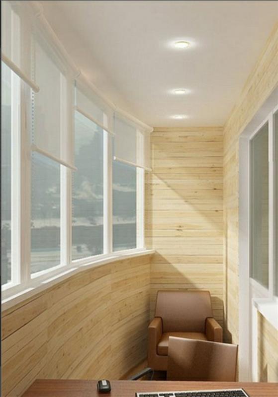 σχεδιαστής μπαλκόνι έργα ιδέα ξύλο μινιμαλιστικό