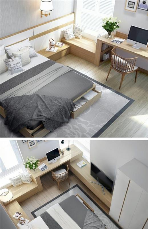 κρεβάτια σχεδιασμού άνετο κρεβάτι κρεβατοκάμαρα έπιπλα ξύλο