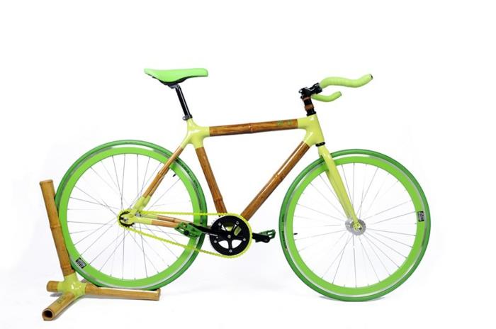 ποδήλατα σχεδιαστών με βιώσιμο σχεδιασμό από μπαμπού και βάση από μπαμπού άνθρακα