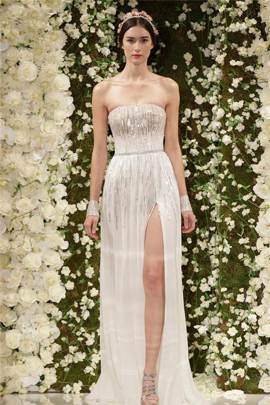 νυφικά σχεδιαστής reem acra slit νυφικά νυφικά 2014