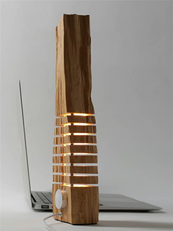φωτιστικά σχεδιαστών μοντέρνο σχέδιο φυσικό ξύλο