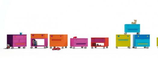 έπιπλα σχεδιαστών bm2000 συρτάρια αποθήκευσης παιδικών δωματίων πολύχρωμα πρακτικά