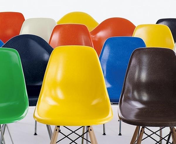 έπιπλα σχεδιαστών πολύχρωμες καρέκλες σχεδιασμού eames καρέκλες κέλυφος