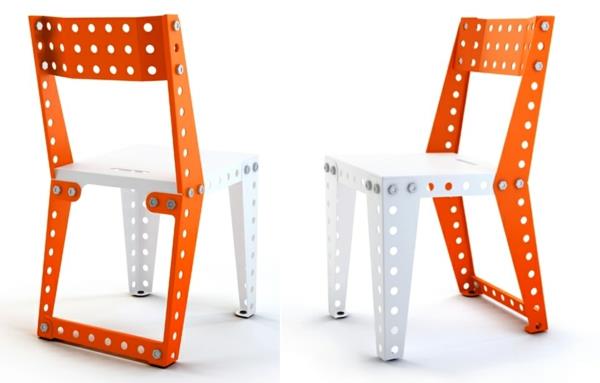 έπιπλα σχεδιαστής καρέκλες επίπλων βιομηχανικού σχεδιασμού συναρμολογούν meccanno σπίτι