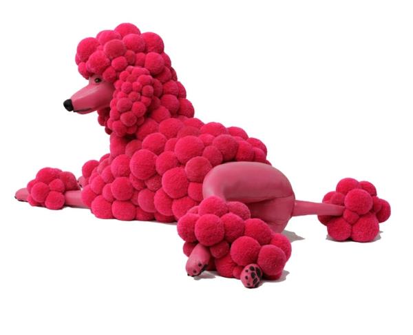 έπιπλα σχεδιαστών ροζ μπομπί MYK Poodlepink