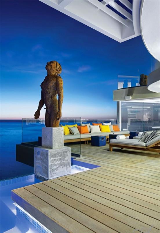σχεδιαστής ανασχεδιασμένο διαμέρισμα άγαλμα του Ατλαντικού Ωκεανού