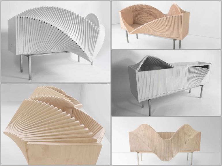 σχεδιαστής sideboard wave wave Sebastian Errazuriz