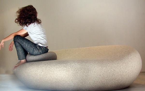 μαξιλάρια καθισμάτων σχεδιαστών πέτρες έμπνευση smarin καναπέ σκαμπό