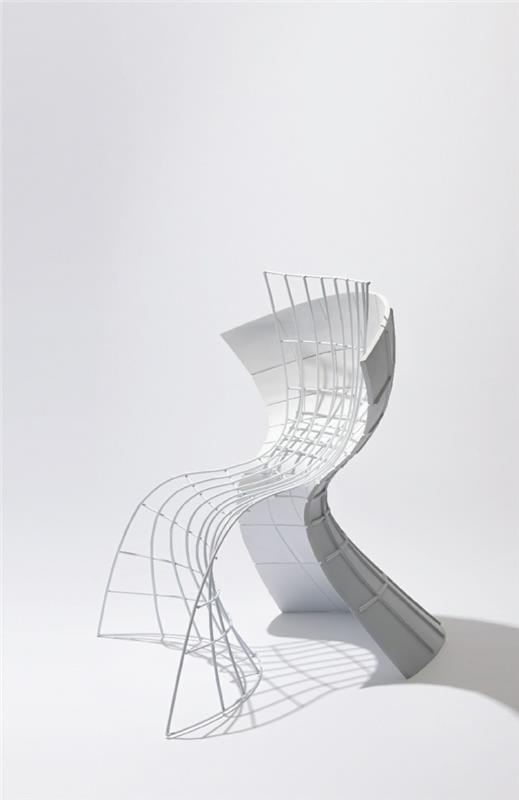 καρέκλα σχεδιαστών από την καρέκλα eva chou r shell καινοτόμο σχέδιο