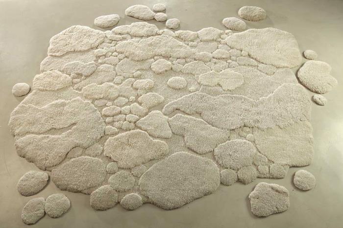 σχεδιαστής χαλί εσωτερικού φυσικού τοπίου χαλί πάτωμα χαλί δρομέας χιόνι τοπίο