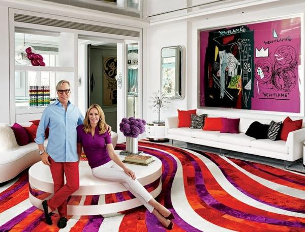 σχεδιαστής μόδας tommy hilfiger πολυτελές σπίτι που βάζει χαλί
