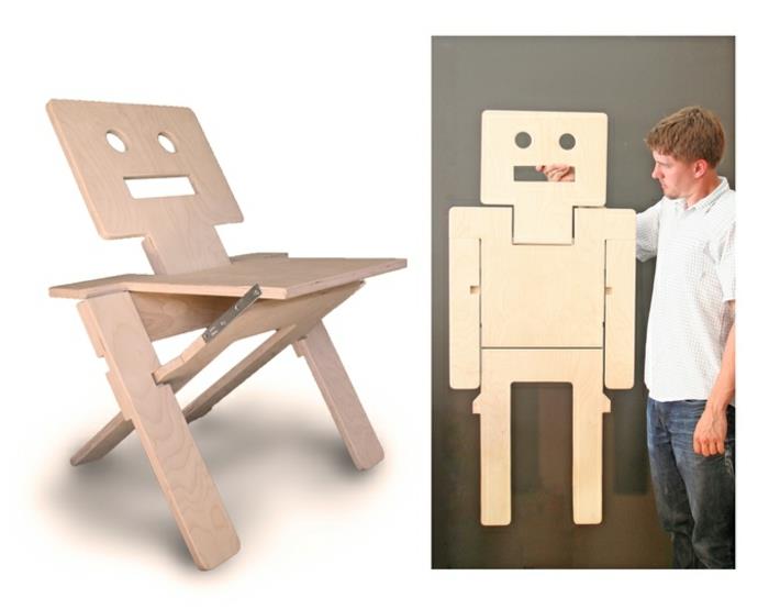 καρέκλες σχεδιαστών robo Brad Benke Stahl Architects