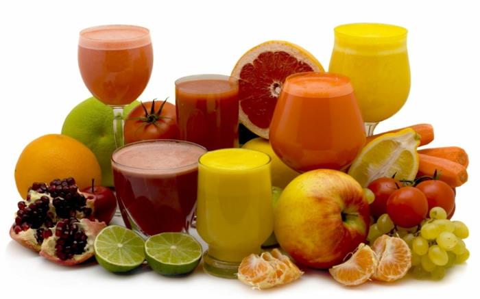 detox θεραπεία υγιή απώλεια βάρους φρέσκα φρούτα εσπεριδοειδή χυμοί φρούτων smoothies