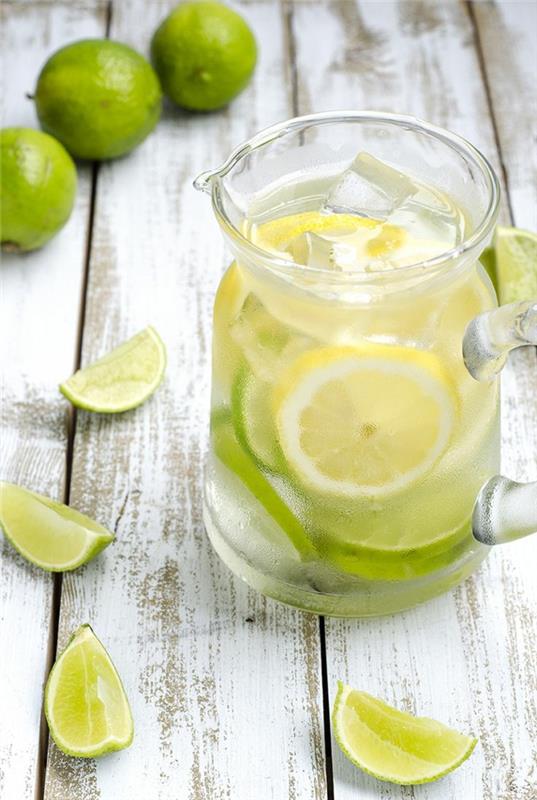 detox θεραπεία καλοκαιρινή συνταγή detox νερό detox χυμός λεμόνι lime
