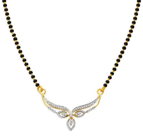 Kısa Elmas Mangalsutra