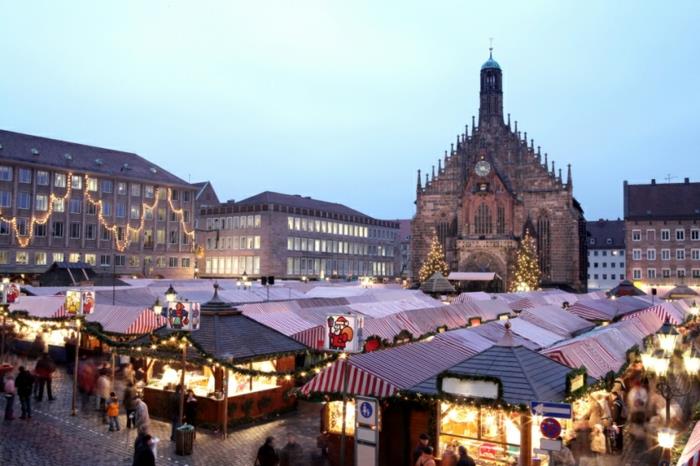 τις πιο όμορφες χριστουγεννιάτικες αγορές πλατεία αγοράς Στρασβούργο vien nuernberg