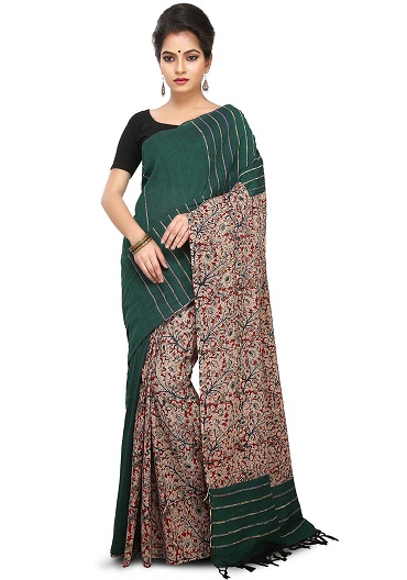 Kalamkari Pamuk Sarees