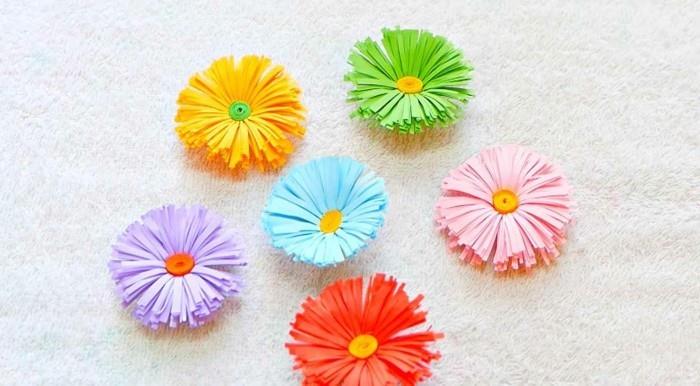 DIY διακοσμητικά λουλούδια tinker χρωματιστές ιδέες φρέσκιας διακόσμησης