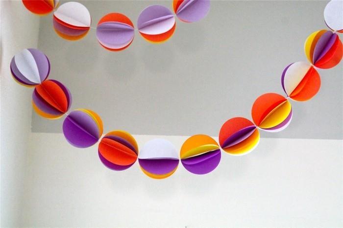 diy διακόσμηση χρωματιστές ιδέες διακόσμησης γιρλάντα pattel
