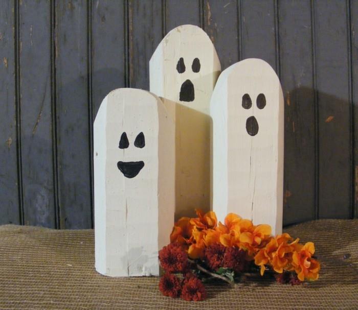 DIY ιδέες διακόσμησης για ξύλινα φαντάσματα μόνοι σας