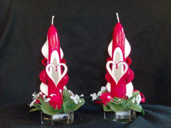 DIY λαξευμένα κεριά για την ημέρα του Αγίου Βαλεντίνου