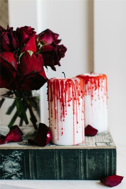DIY ιδέες διακόσμησης αποκριών κάνουν ψεύτικο αίμα μόνοι σας
