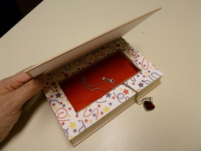 DIY ιδέες βιβλία κοσμήματα κουτί tinker