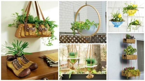 Ιδέες DIY λουλούδια κρεμαστά καλάθια μόνοι σας